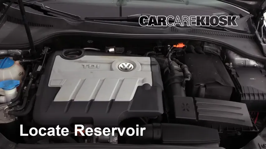 2013 Volkswagen Jetta TDI 2.0L 4 Cyl. Turbo Diesel Wagon Windshield Washer Fluid Add Fluid
